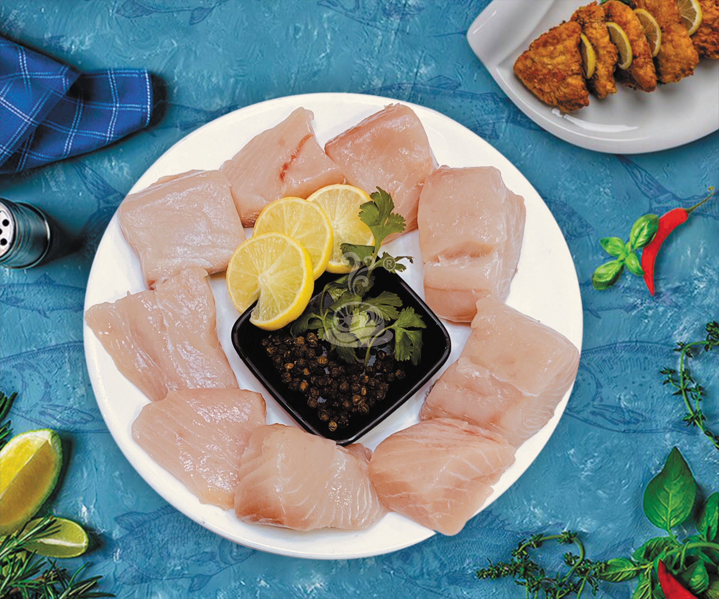 Surmai Fish Tikka (Boneless & Skinless)