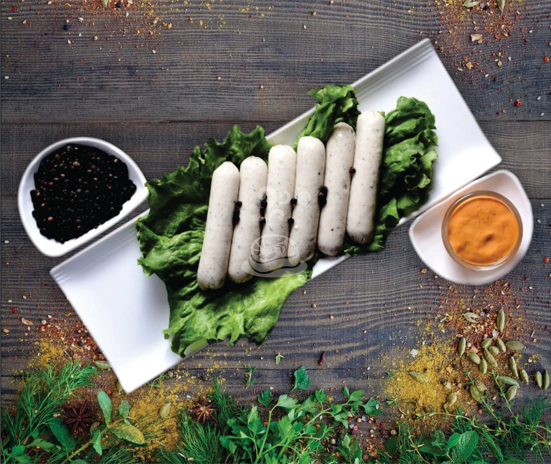 Chicken Sausages (Black Pepper)